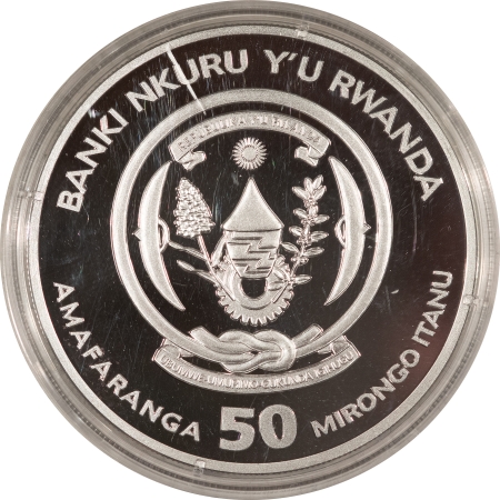 Bullion 2019 RWANDA 50 FRANCS NAUTICAL OZ .999 SILVER VICTORIA – GEM PROOF W/ OGP! RARE!
