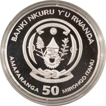 Bullion 2021 RWANDA 50 FRANCS NAUTICAL OZ .999 SILVER SEDOV – GEM PROOF W/ OGP