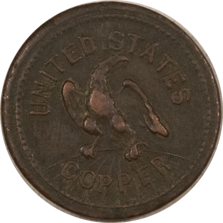 Civil War & Hard Times 1860’s CWT PATRIOTIC McCLELLAN 138/434 COPPER – CIRCULATED!