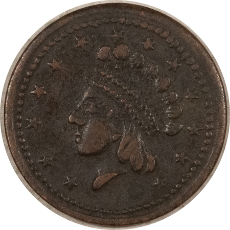 Civil War & Hard Times 1860’s CWT PATRIOTIC 51/334 COPPER – PLEASING CIRCULATED EXAMPLE!