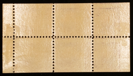 Postage SCOTT #501b BOOKLET PANE, 3C VIOLET- MOG-LH, CATALOG $75!