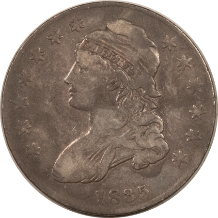 Early Halves 1835 CAPPED BUST HALF DOLLAR – CIRCULATED, NICE DETAIL!