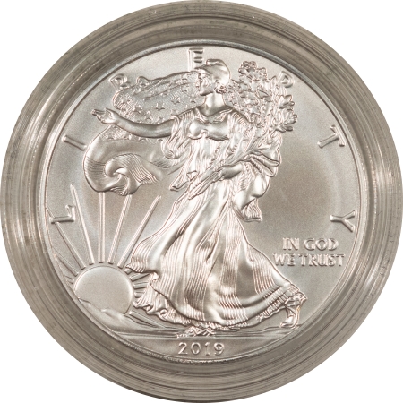 American Silver Eagles 2019-W $1 BURNISHED AMERICAN SILVER EAGLE, 1 OZ .999 – UNCIRCULATED W/ BOX & COA
