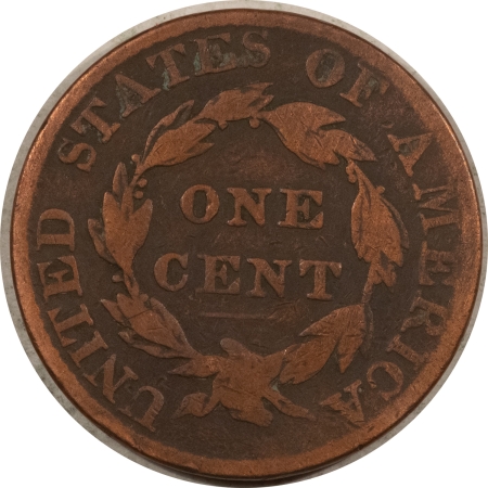 Coronet Head Large Cents 1824 CORONET HEAD LARGE CENT – CIRCULATED, W/ 2 OBVERSE PUNCH MARKS! TOUGH DATE