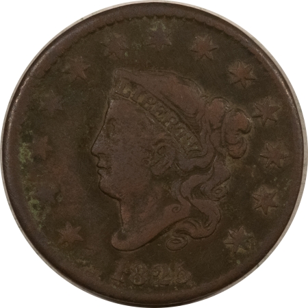 Coronet Head Large Cents 1825 CORONET HEAD LARGE CENT – CIRCULATED, CORRODED! TOUGH DATE!