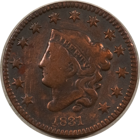 Coronet Head Large Cents 1831 CORONET HEAD LARGE CENT – CIRCULATED!