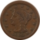 Braided Hair Large Cents 1848 BRAIDED HAIR LARGE CENT – HIGH GRADE CIRCULATED EXAMPLE!