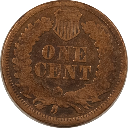 Indian 1866 INDIAN CENT – FULL GOOD/VERY GOOD BUT W/ ENVIRONMENTAL DISCOLORATION!