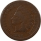 Indian 1866 INDIAN CENT – FULL GOOD/VERY GOOD BUT W/ ENVIRONMENTAL DISCOLORATION!