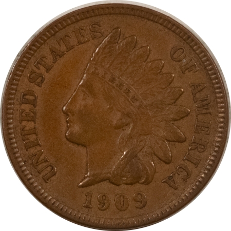 Indian 1909 INDIAN CENT – EXTRA FINE/ABOUT UNCIRCULATED!