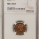 New Store Items 1905 INDIAN CENT – NGC MS-65 RB, OLD GREEN LABEL FATTIE HOLDER, NICE GEM!