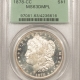 Morgan Dollars 1878 7/8 TF STRONG MORGAN DOLLAR, VAM 37 7/4 STRONG – PCGS MS-61, PRETTY REVERSE