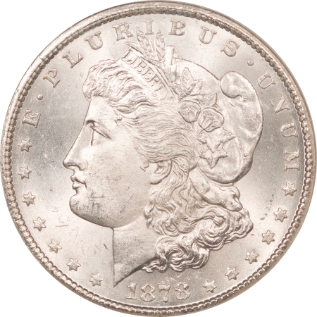 Morgan Dollars 1878-CC MORGAN DOLLAR – NGC MS-64, BLAST WHITE! CARSON CITY!