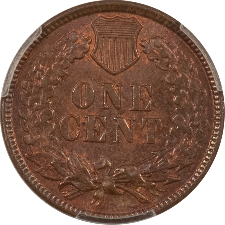 Indian 1880 INDIAN CENT – PCGS MS-63 BN, CHOICE & PLEASING