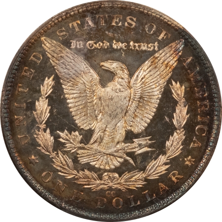 Morgan Dollars 1883-CC MORGAN DOLLAR – PCGS MS-62 DMPL, CARSON CITY! PRETTY!