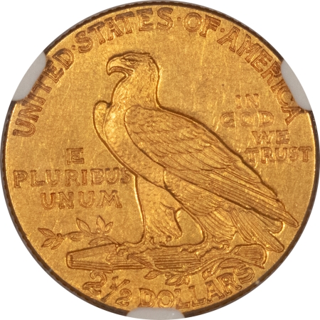 $2.50 1913 $2.50 INDIAN GOLD NGC MS-62, FRESH & PQ, LOOKS CHOICE!