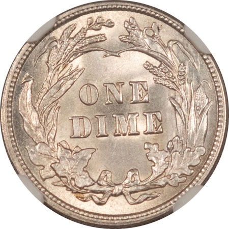 Barber Dimes 1916 BARBER DIME – NGC MS-64, WHITE & LUSTROUS!