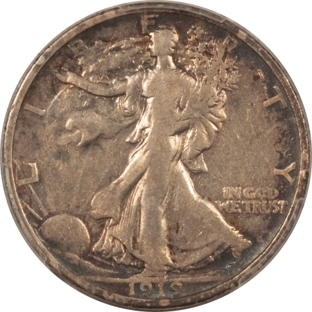 New Certified Coins 1919 WALKING LIBERTY HALF DOLLAR – PCGS F-12