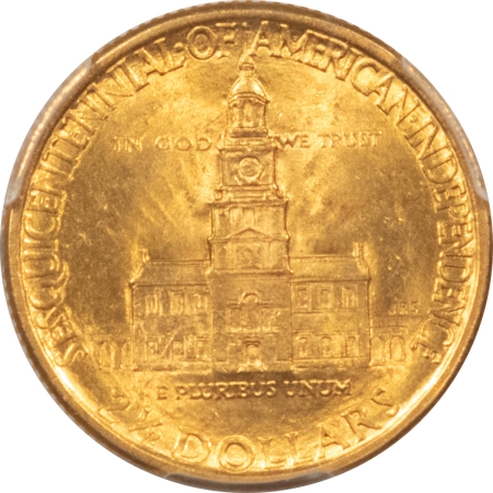 Gold 1926 $2.50 SESQUICENTENNIAL GOLD COMMEMORATIVE – PCGS MS-64, FLASHY & NICE!