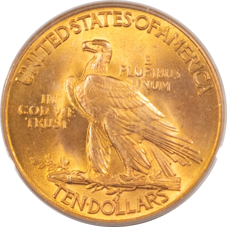 $10 1932 $10 INDIAN HEAD GOLD – PCGS MS-64, OLD GREEN HOLDER, GORGEOUS COLOR & PQ++!