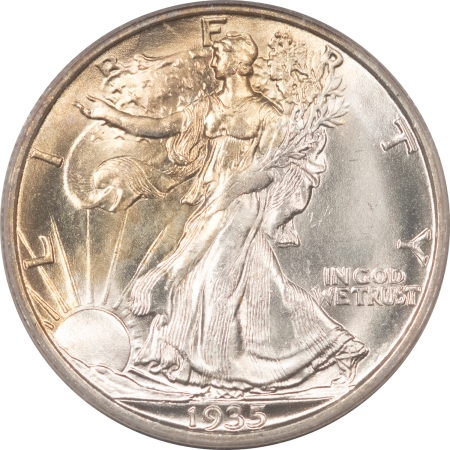 CAC Approved Coins 1935-S WALKING LIBERTY HALF DOLLAR – PCGS MS-65, LUSTROUS PQ GEM, CAC APPROVED!