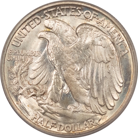 CAC Approved Coins 1938-D WALKING LIBERTY HALF DOLLAR – PCGS MS-66, FRESH SATINY WHITE, PQ & CAC!