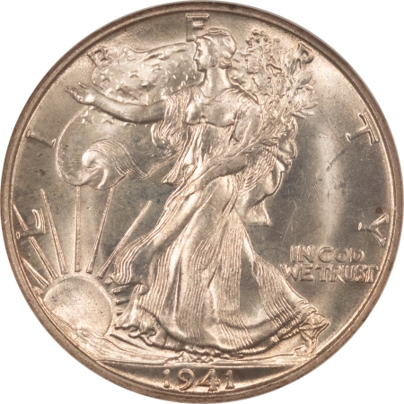 New Certified Coins 1941-D WALKING LIBERTY HALF DOLLAR – NGC MS-65, FRESH ORIGINAL WHITE GEM!