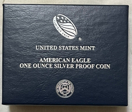 American Silver Eagles 2019-W $1 PROOF AMERICAN SILVER EAGLE, 1 OZ. .999 – PROOF WITH BOX/COA!