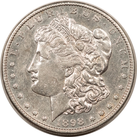 Morgan Dollars 1898-S MORGAN DOLLAR – HIGH GRADE EXAMPLE, BUT CLEANED!