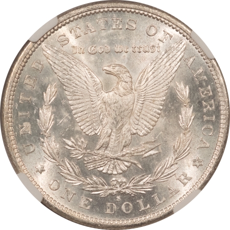 Morgan Dollars 1880-S MORGAN DOLLAR – NGC MS-64, PREMIUM QUALITY!