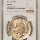 Early Commems 1925 NORSE AMERICAN MEDAL – THICK SILVER COMMEMORATIVE NGC MS-64, FRESH & FLASHY