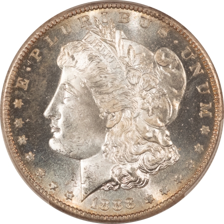 Morgan Dollars 1888-S MORGAN DOLLAR – PCGS MS-64 DMPL, RARE! LOW-POP IN DEEP MIRROR PROOFLIKE!