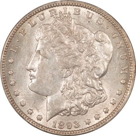 Morgan Dollars 1893-O MORGAN DOLLAR – PCGS AU-55, FRESH & FLASHY, TOUGH DATE!