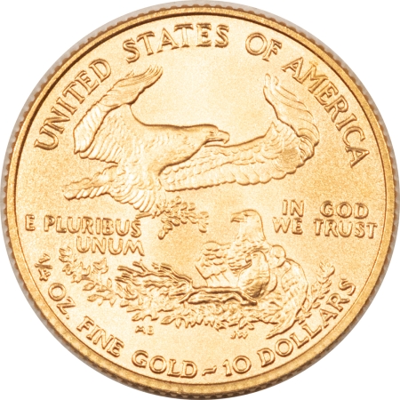 American Gold Eagles, Buffaloes, & Liberty Series 2003 $10 AMERICAN GOLD EAGLE, 1/4 OZ – FRESH BRILLIANT UNCIRCULATED!