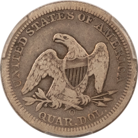 Liberty Seated Quarters 1855-O SEATED LIBERTY QUARTER, ARROWS – PCGS F-12, REALLY TOUGH!