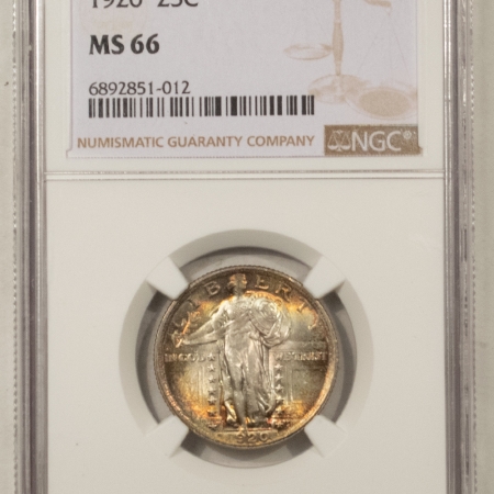 New Store Items 1920 STANDING LIBERTY QUARTER – NGC MS-66, GORGEOUS!