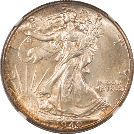 New Certified Coins 1940 WALKING LIBERTY HALF DOLLAR – NGC MS-67, ORIGINAL & PLEASING SUPERB GEM!