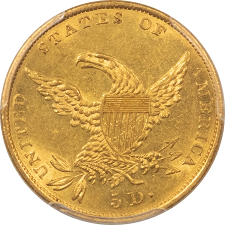 $5 1835 $5 CLASSIC HEAD GOLD – PCGS MS-61, SMOOTH AND TOUGH!  UNDERRATED TYPE!