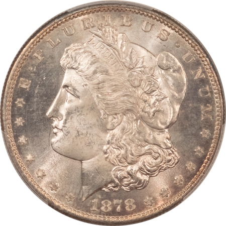 Morgan Dollars 1878-S MORGAN DOLLAR – PCGS MS-64, FRESH & FLASHY, GREAT SKIN & PQ!