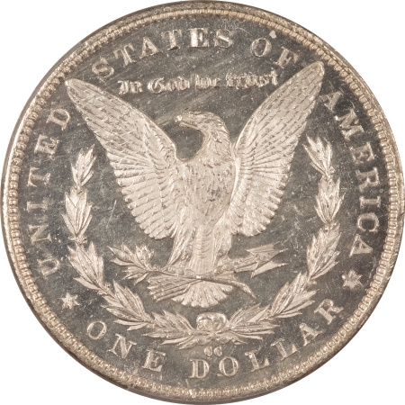 Morgan Dollars 1890-CC MORGAN DOLLAR – PCGS MS-63 DMPL ULTRA DEEP MIRROR PROOFLIKE, CARSON CITY