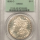 Morgan Dollars 1885-CC MORGAN DOLLAR – PCGS MS-63, FRESH WHITE & CHOICE CARSON CITY!