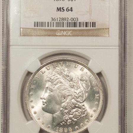 Morgan Dollars 1896 MORGAN DOLLAR – NGC MS-64