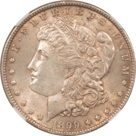 Morgan Dollars 1899 MORGAN DOLLAR – NGC MS-61, ORIGINAL, KEY-DATE!