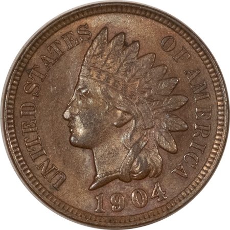 New Store Items 1904 INDIAN CENT – BROWN UNCIRCULATED, LOOKS CHOICE!
