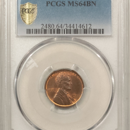 Lincoln Cents (Wheat) 1915-D LINCOLN CENT – PCGS MS-64 BN, FRESH AND NICE!