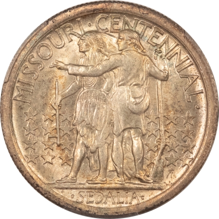 New Certified Coins 1921 MISSOURI 2X4 COMMEMORATIVE HALF DOLLAR – PCGS MS-65 ORIGINAL OFF-WHITE GEM!