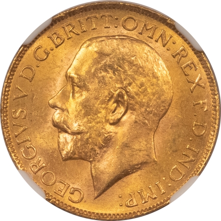 New Certified Coins 1927-SA, SOUTH AFRICA GOLD SOVEREIGN, NGC MS-63, .2354 AGW, FRESH LUSTROUS COIN!