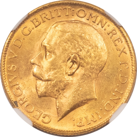 New Certified Coins 1928-SA, SOUTH AFRICA GOLD SOVEREIGN, NGC MS-63, .2354 AGW, FRESH LUSTROUS COIN!