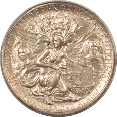 New Certified Coins 1938 TEXAS COMMEMORATIVE HALF DOLLAR – PCGS MS-67, SUPERB GEM! MINTAGE 3780!