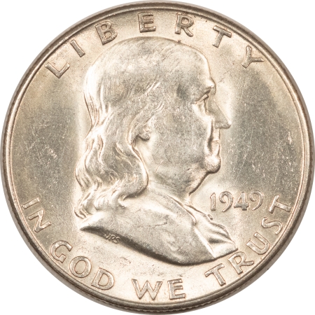 New Store Items 1949-S FRANKLIN HALF DOLLAR – HIGH GRADE, NEARLY UNCIRCULATED, LOOKS CHOICE!